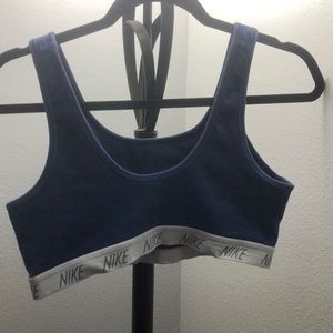 Blue Nike Bra